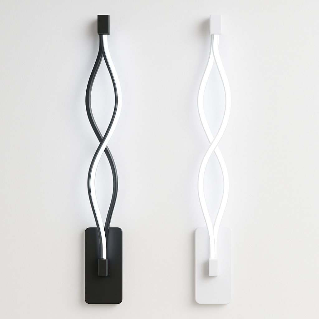 “Curvella” LED Wall Lamp – Style & Movement for Modern Living Spaces