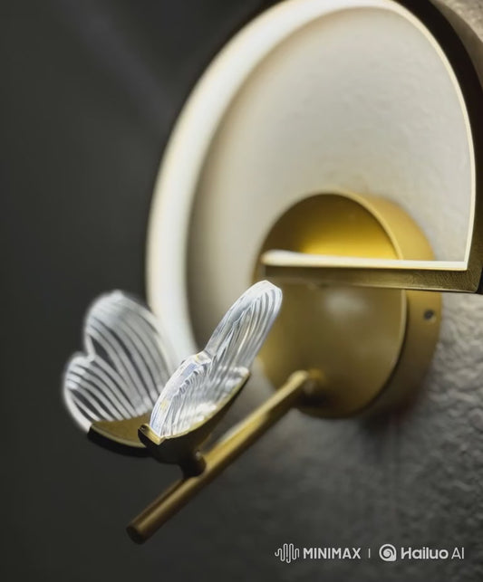 Aurora Butterfly Wall Lamp – Elegance that Glows
